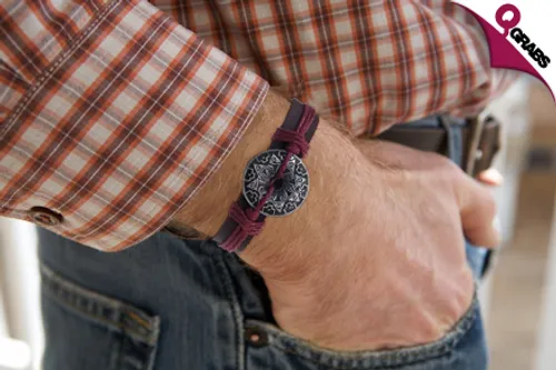 From QR35, Be a Macho Man with a Rugged Bracelet - Choose from 4 Natural Colors! (Up to QR236 Value)